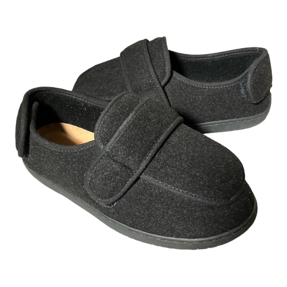 Foamtreads Slippers Physician L2 Black Velcro adjustable size 6.5